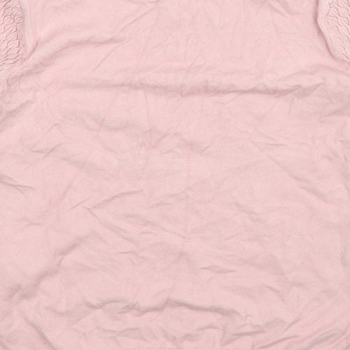 Warehouse Womens Pink  Knit Pullover Jumper Size 12