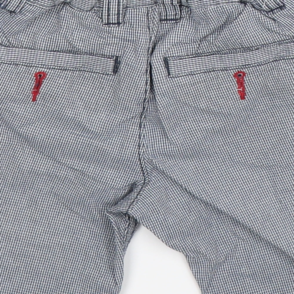 NEXT Boys Blue Houndstooth  Chino Shorts Size 4 Years