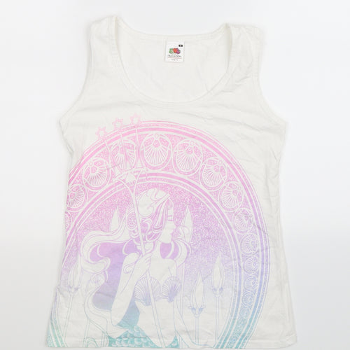 Fruit of the Loom Womens White   Basic Tank Size S