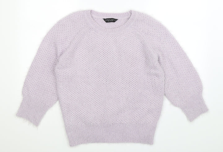 Dorothy Perkins Womens Purple  Knit Pullover Jumper Size 10