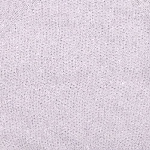 Dorothy Perkins Womens Purple  Knit Pullover Jumper Size 10