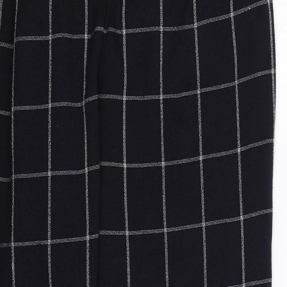 CLAUDIE PIERLOT Womens Blue Check  Trousers  Size 30 in L28 in