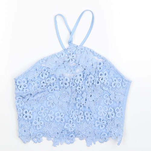 Lipsy Womens Blue   Basic Tank Size 8