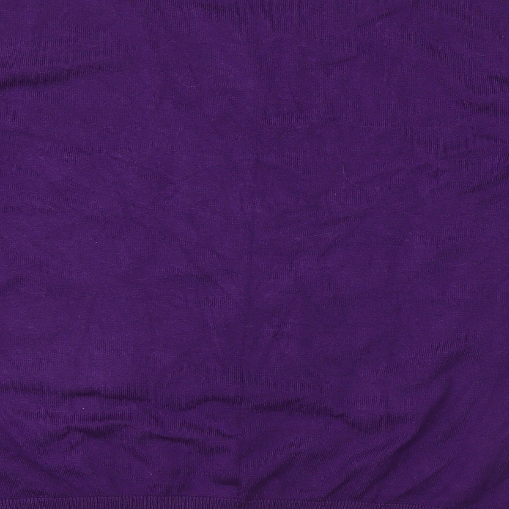 Marks and Spencer Womens Purple  Knit Pullover Jumper Size 14