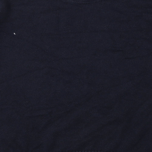 Maine New England Mens Blue  Knit Pullover Jumper Size M