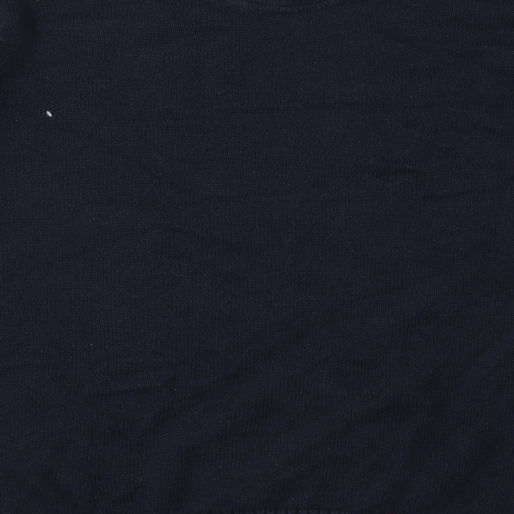 Maine New England Mens Blue  Knit Pullover Jumper Size M