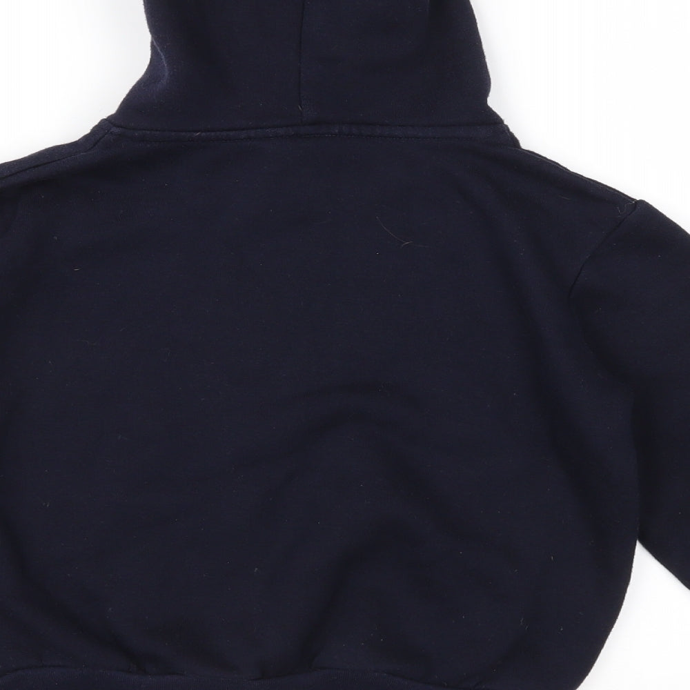 Hype Girls Blue  Jersey Pullover Hoodie Size 7-8 Years