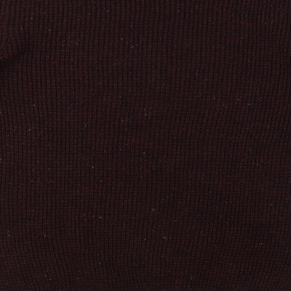 Cedar Wood State Mens Red  Knit Pullover Jumper Size M
