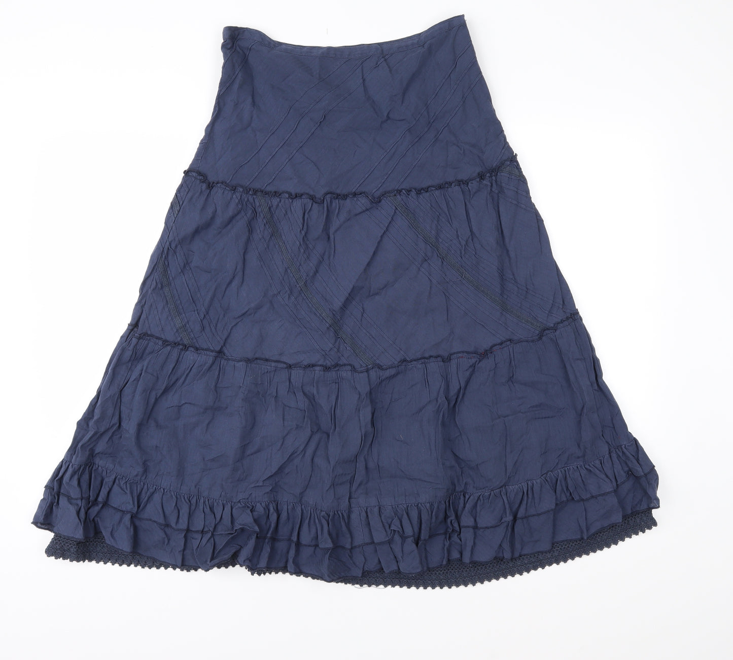 Marks and Spencer Womens Blue   Peasant Skirt Size 8