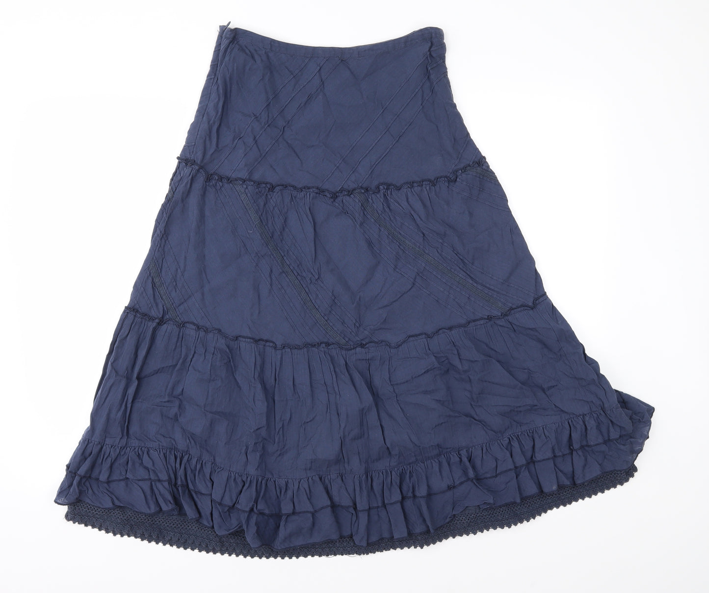 Marks and Spencer Womens Blue   Peasant Skirt Size 8