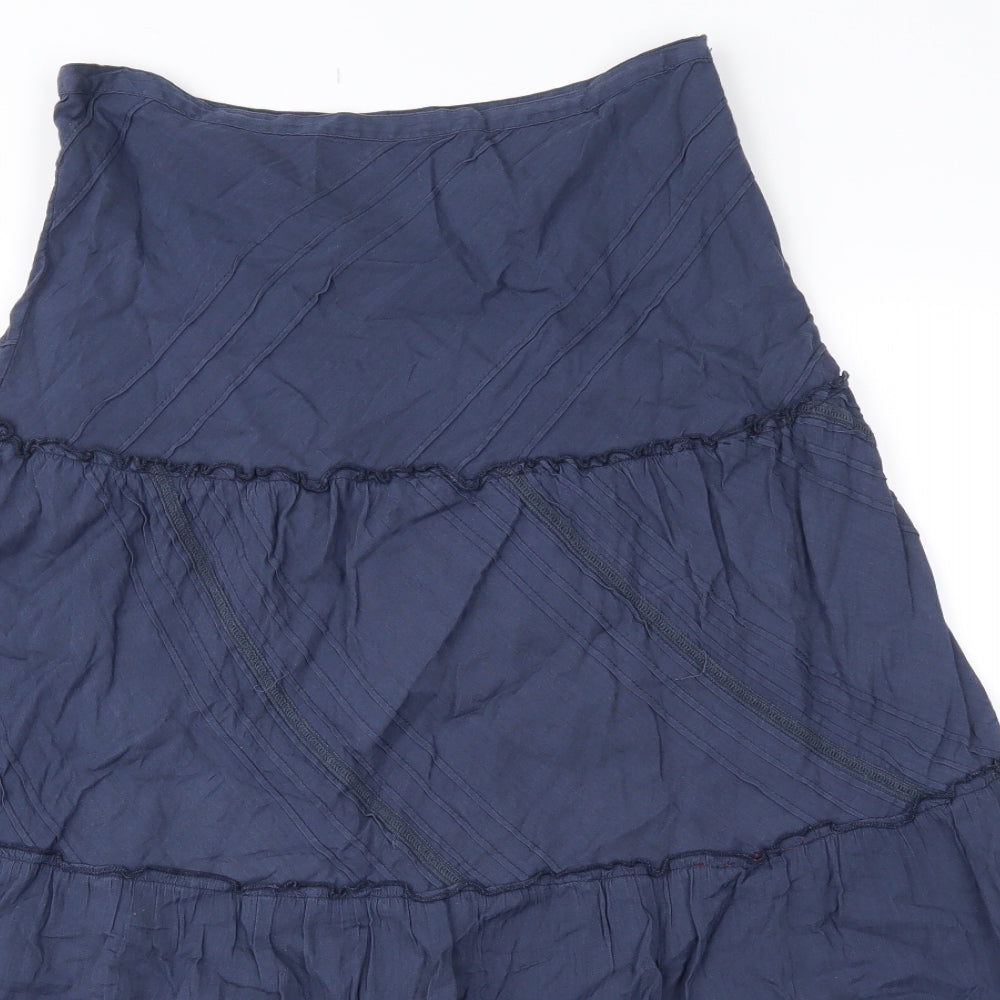 Marks and Spencer Womens Blue   Peasant Skirt Size 8