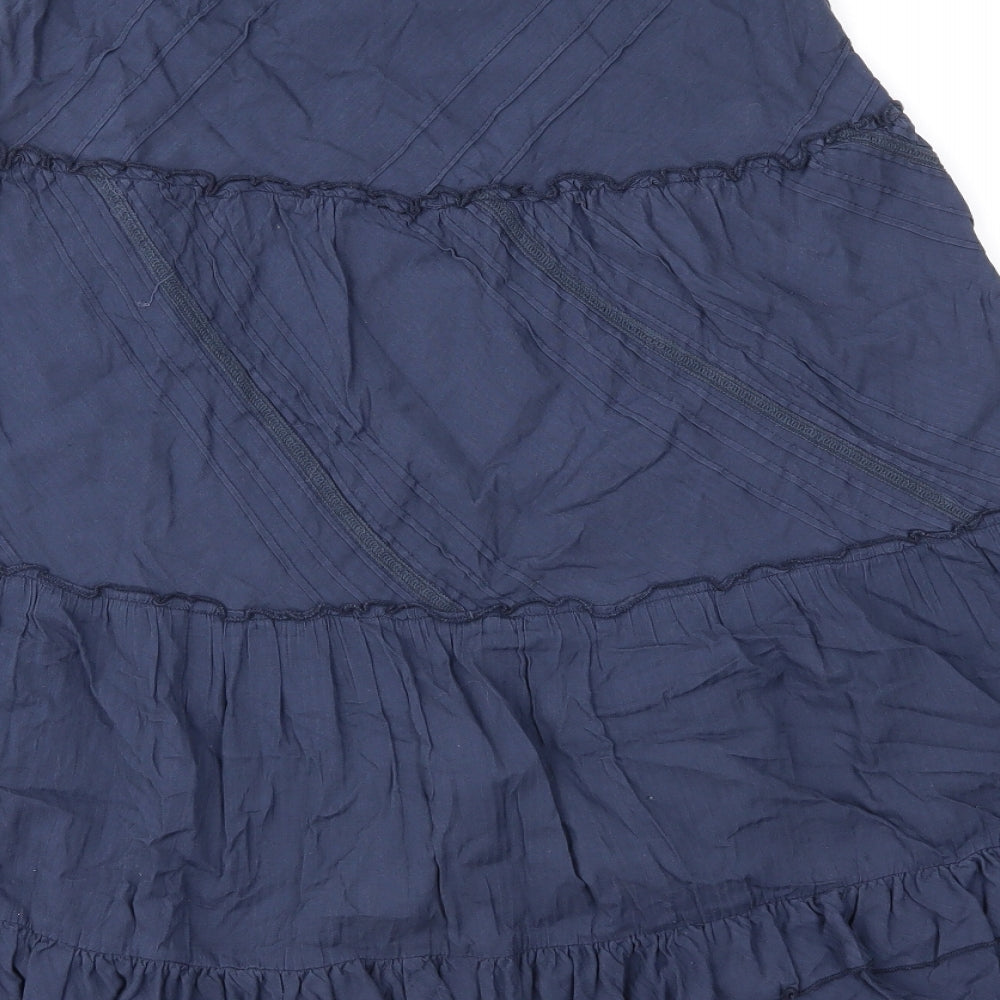 Marks and Spencer Womens Blue   Peasant Skirt Size 8