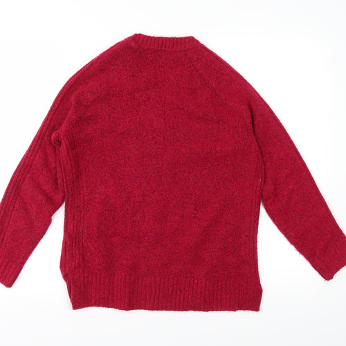 Marks and Spencer Womens Pink  Knit Pullover Jumper Size S