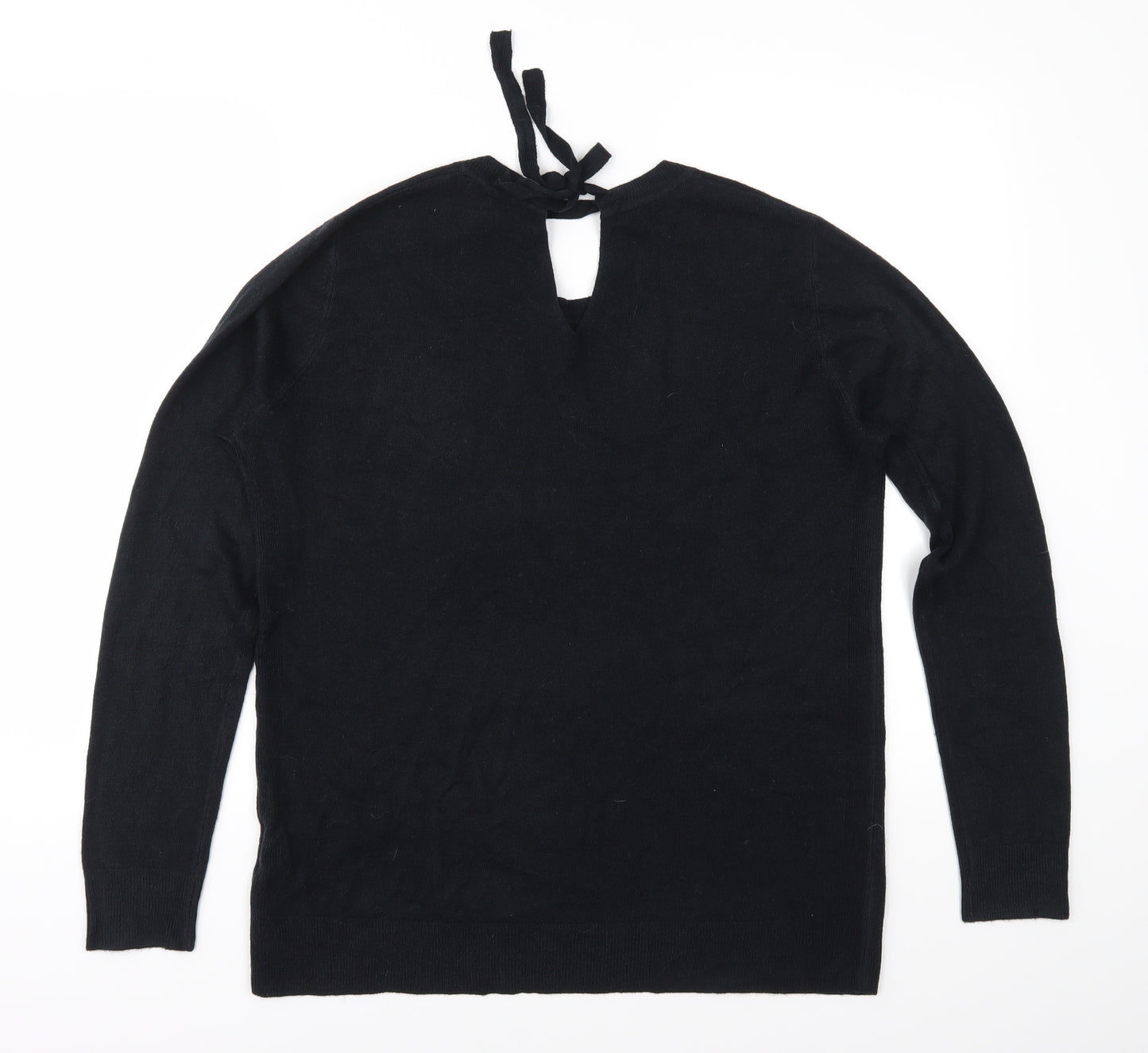 Dorothy Perkins Womens Black  Knit Pullover Jumper Size 16