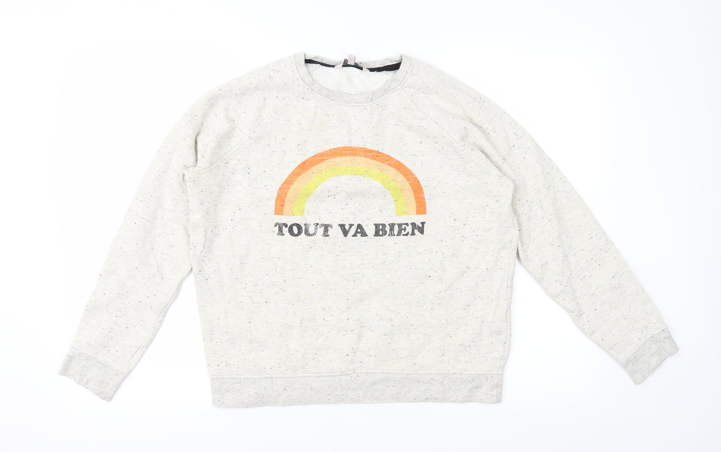 NEXT Womens Grey  Jersey Pullover Sweatshirt Size 10