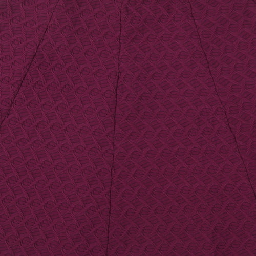Amber Womens Purple   A-Line Skirt Size 12