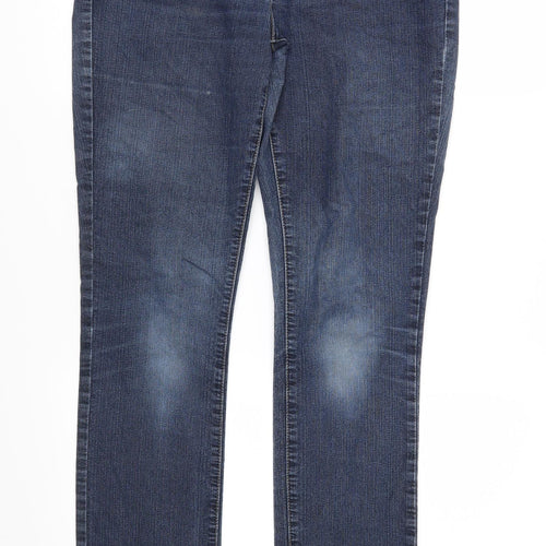 Debenhams Womens Blue  Denim Skinny Jeans Size 10 L31 in