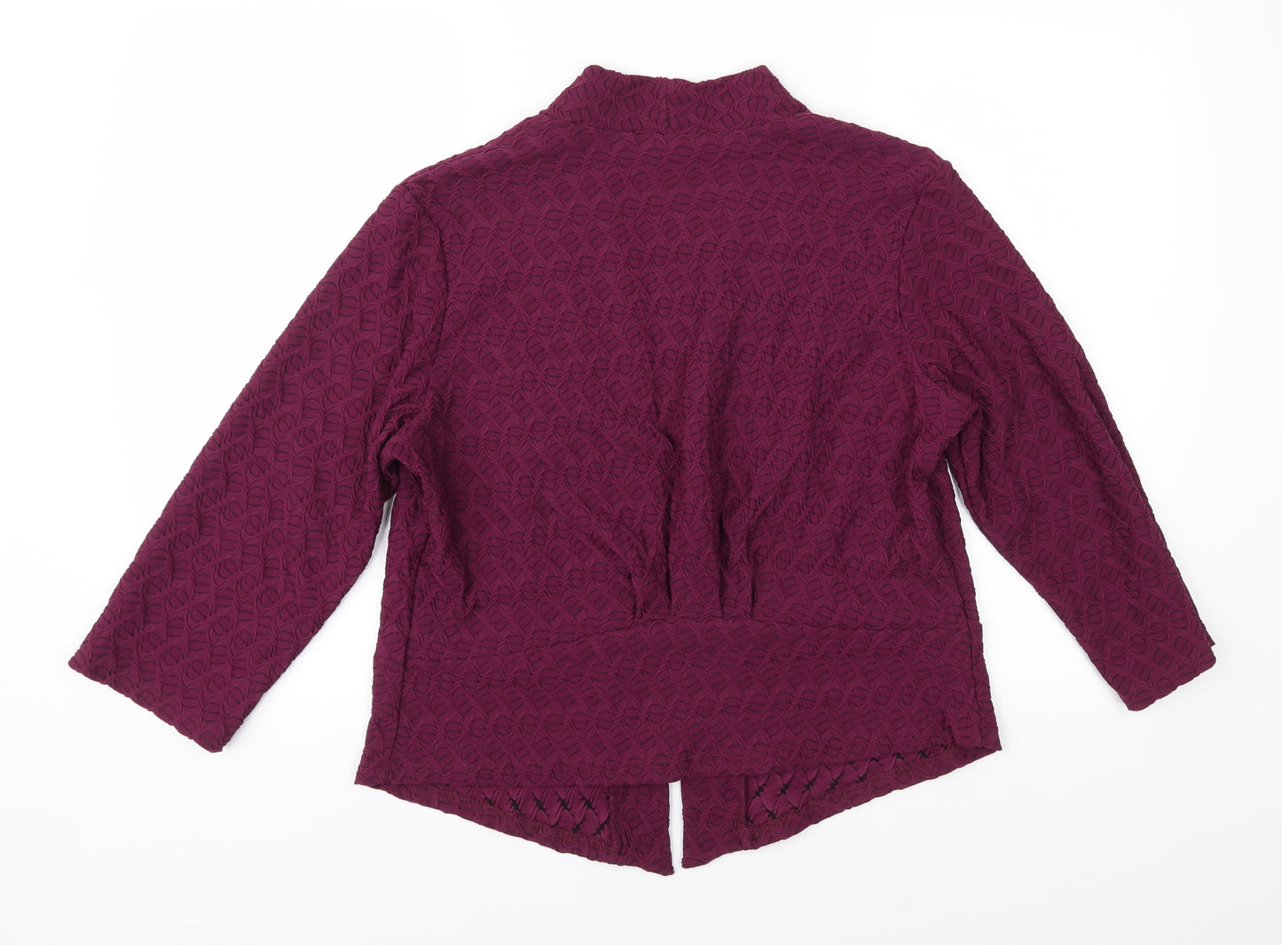 Amber Womens Purple   Jacket  Size 14