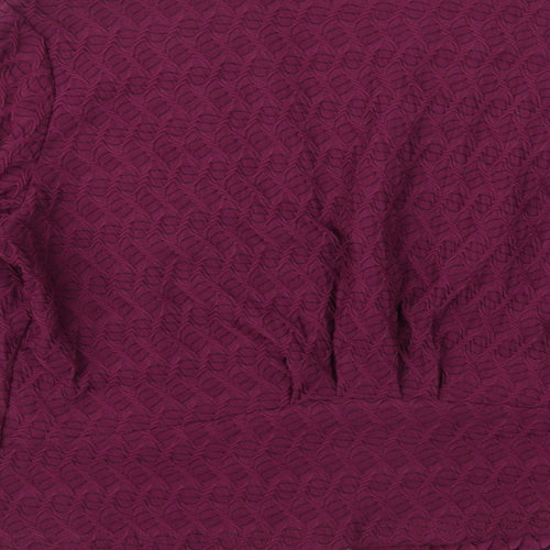 Amber Womens Purple   Jacket  Size 14