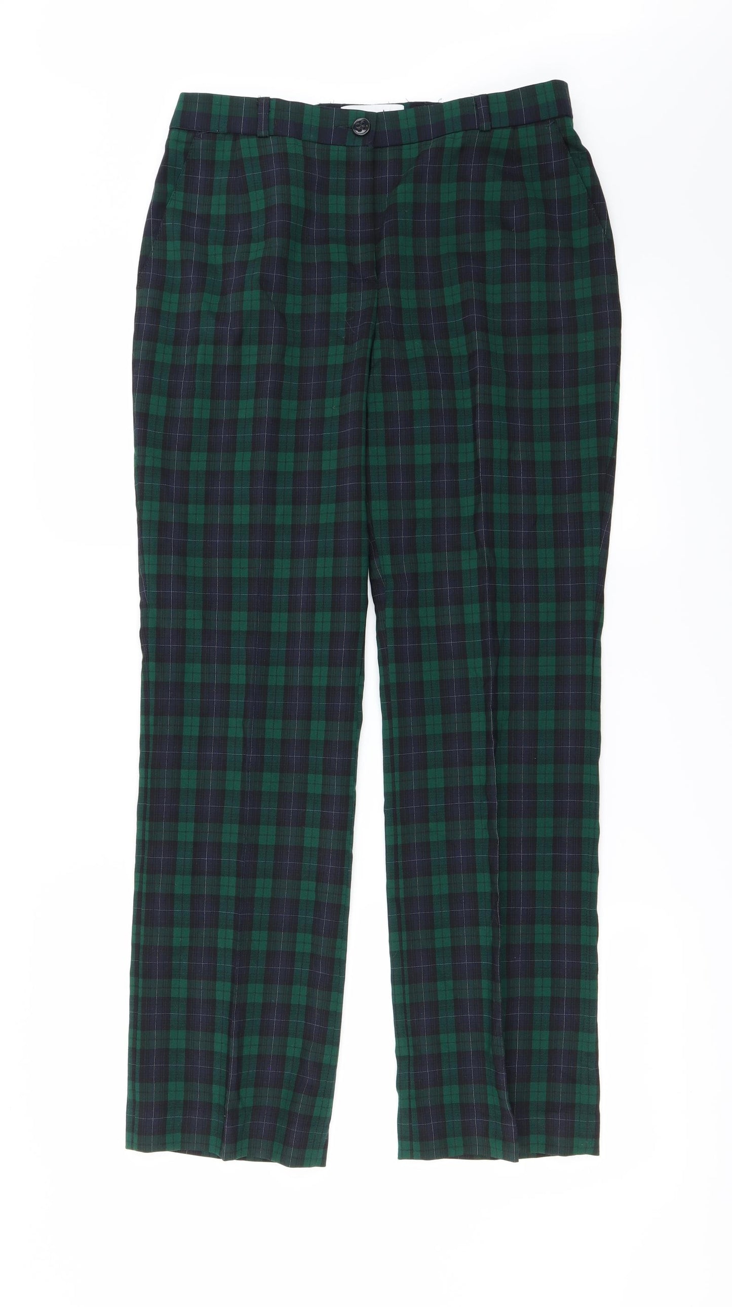 DELMOD Womens Green   Trousers  Size 10 L29 in