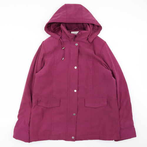EWM Womens Pink   Parka Coat Size 16
