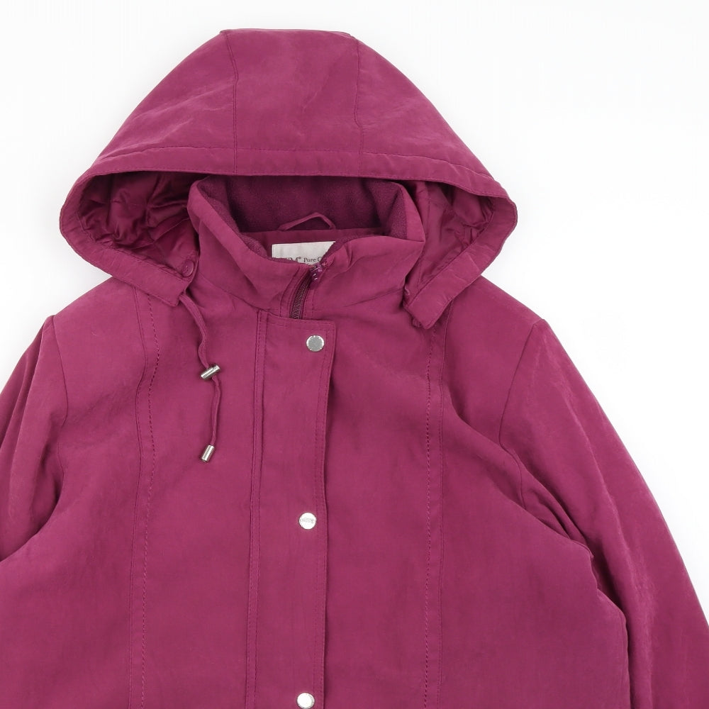 EWM Womens Pink   Parka Coat Size 16