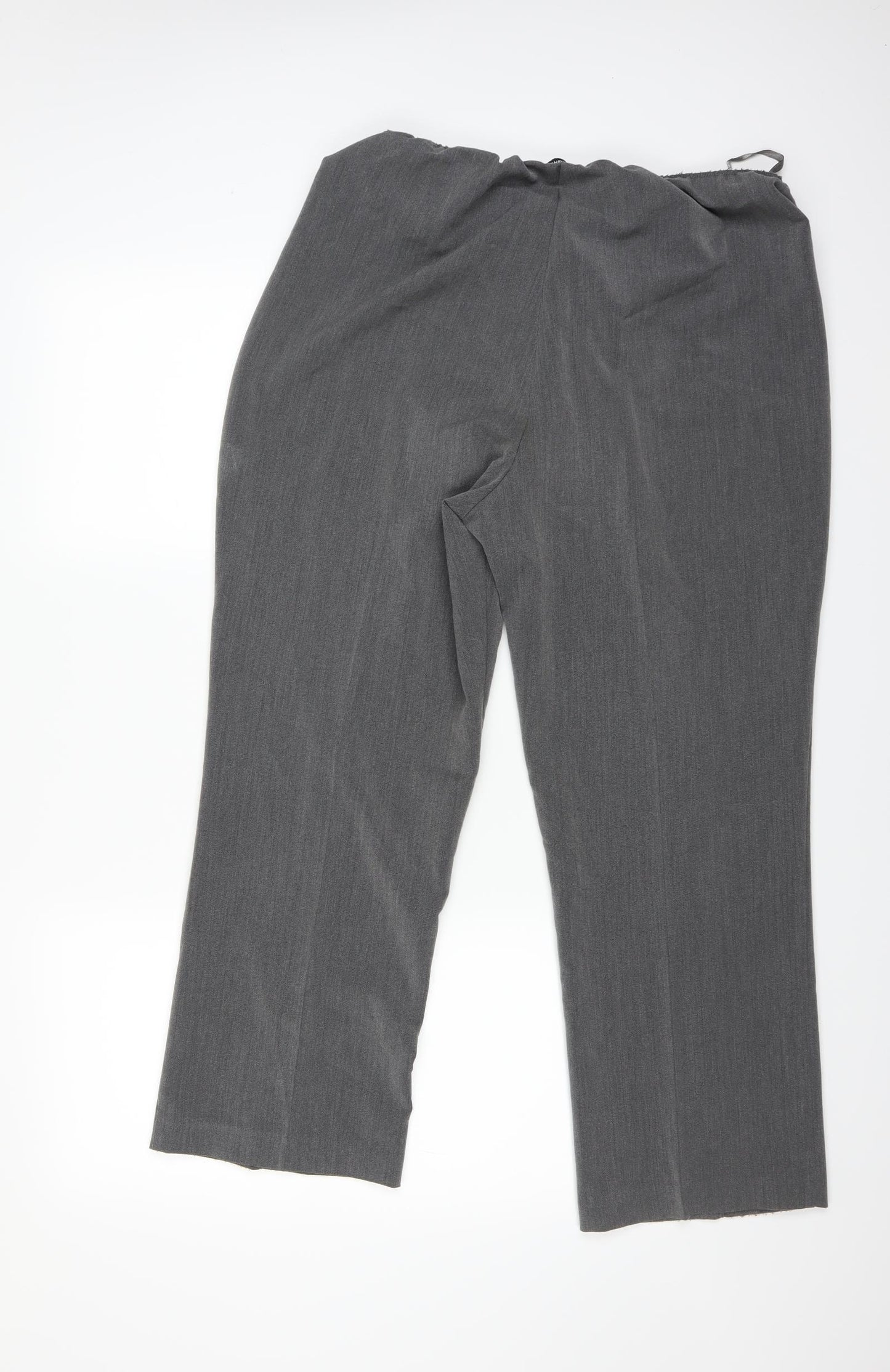 Preworn Womens Grey   Trousers  Size 16 L25 in