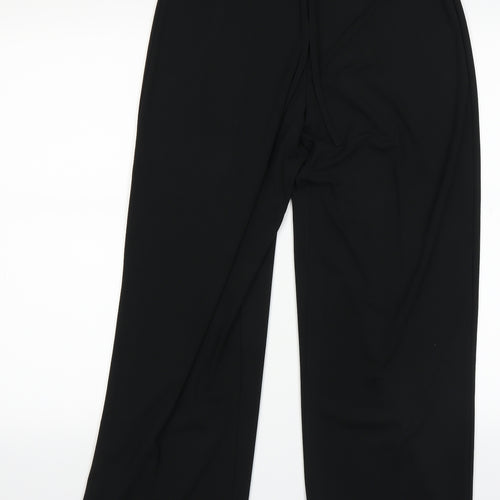 Preworn Womens Black   Trousers  Size 12 L27 in