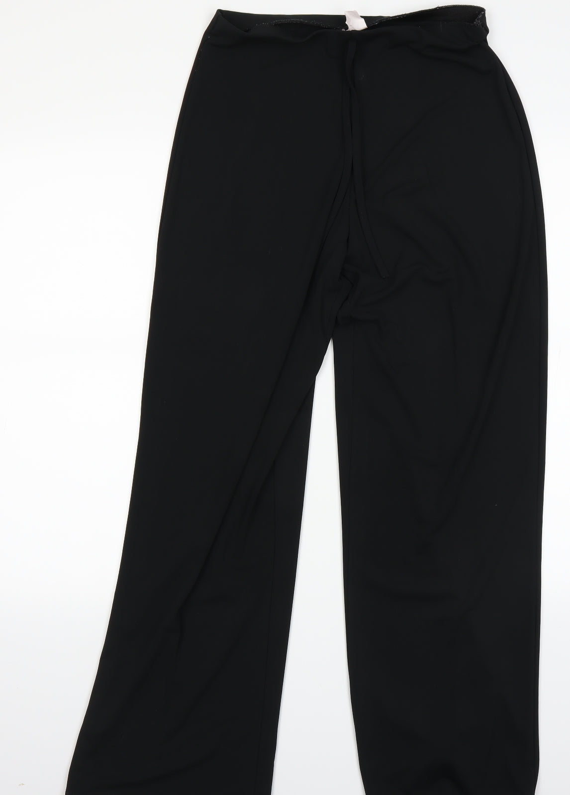 Preworn Womens Black   Trousers  Size 12 L27 in