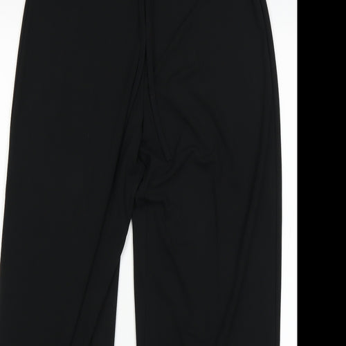 Preworn Womens Black   Trousers  Size 12 L27 in