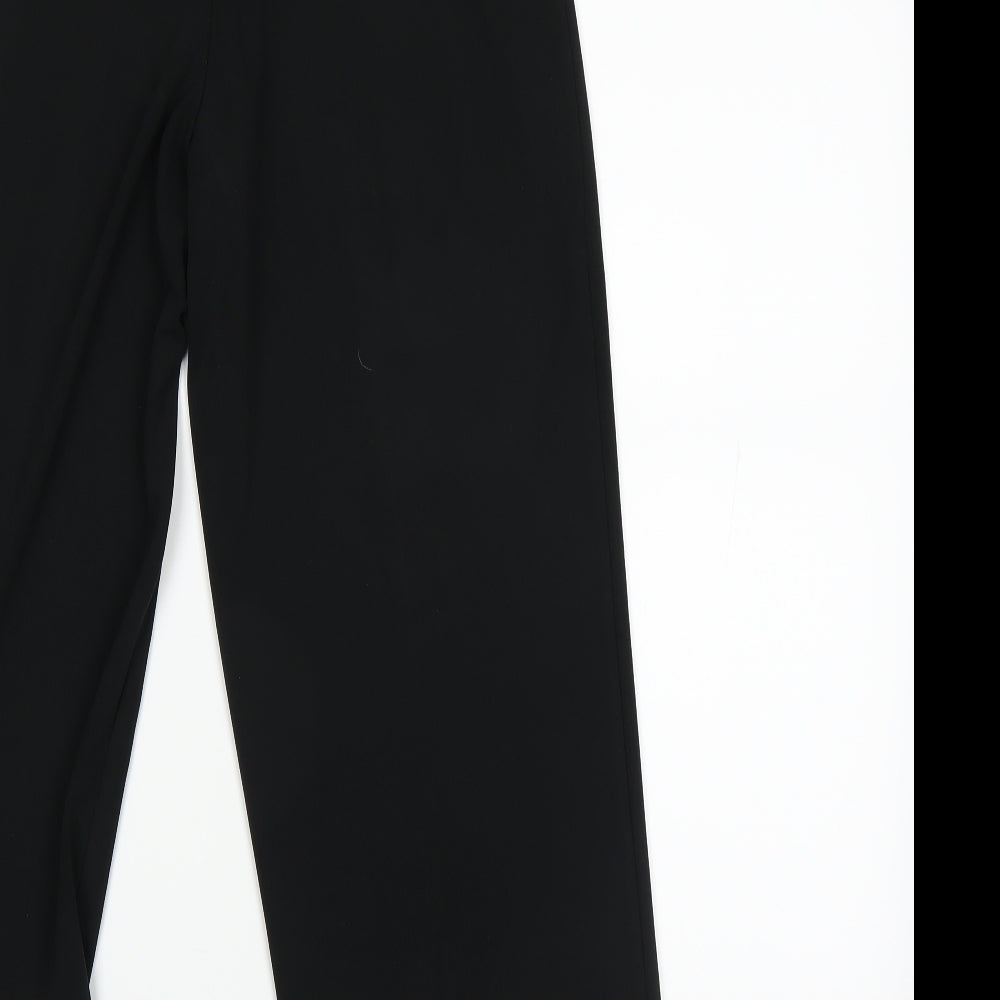 Preworn Womens Black   Trousers  Size 12 L27 in