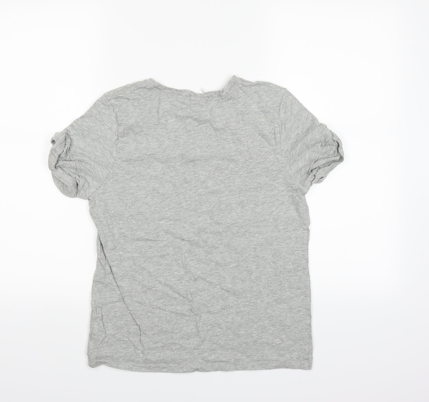 Calvin Klein Womens Grey Solid  Top Pyjama Top Size 8