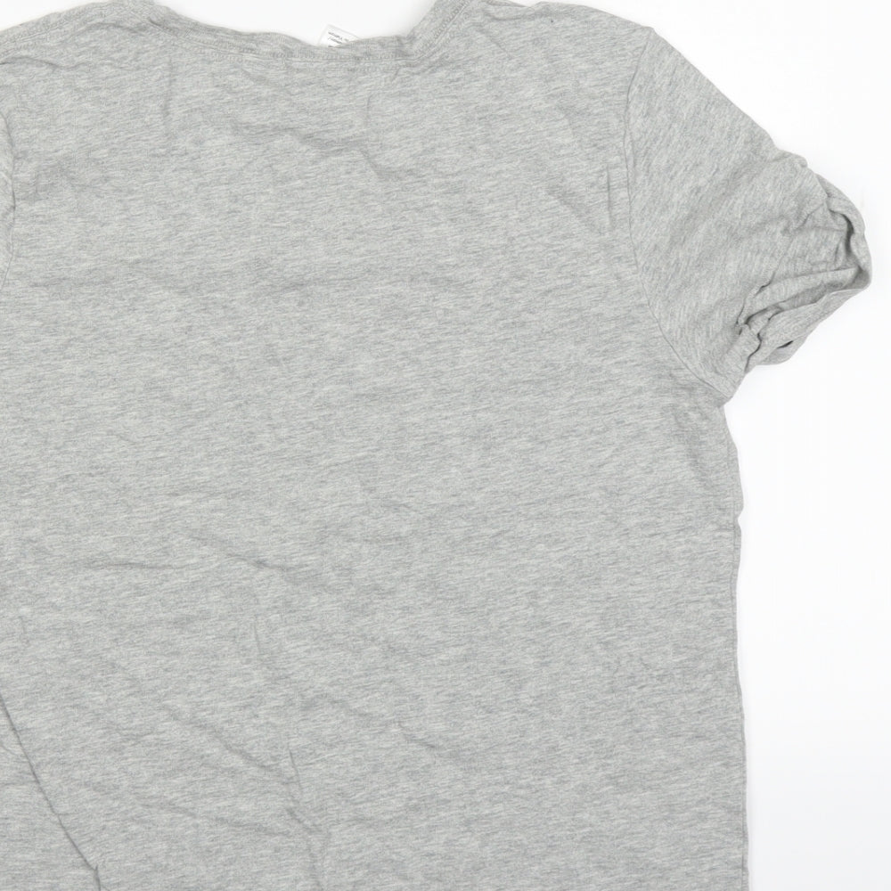 Calvin Klein Womens Grey Solid  Top Pyjama Top Size 8