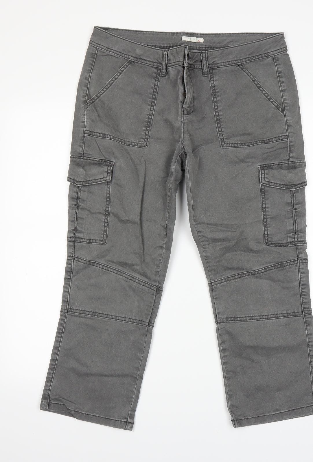 White Stuff Womens Silver   Straight Jeans Size 12 L20 in