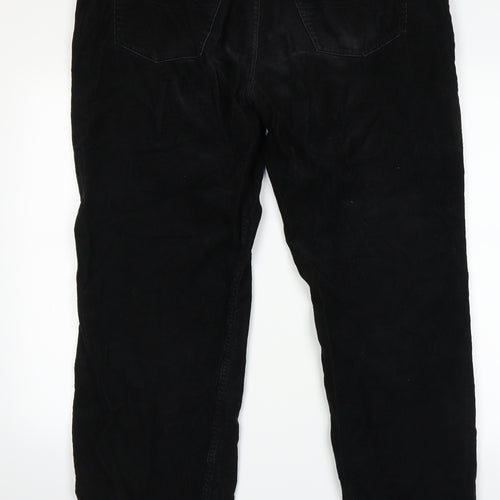Denim & Co. Mens Black   Straight Jeans Size 34 L29 in