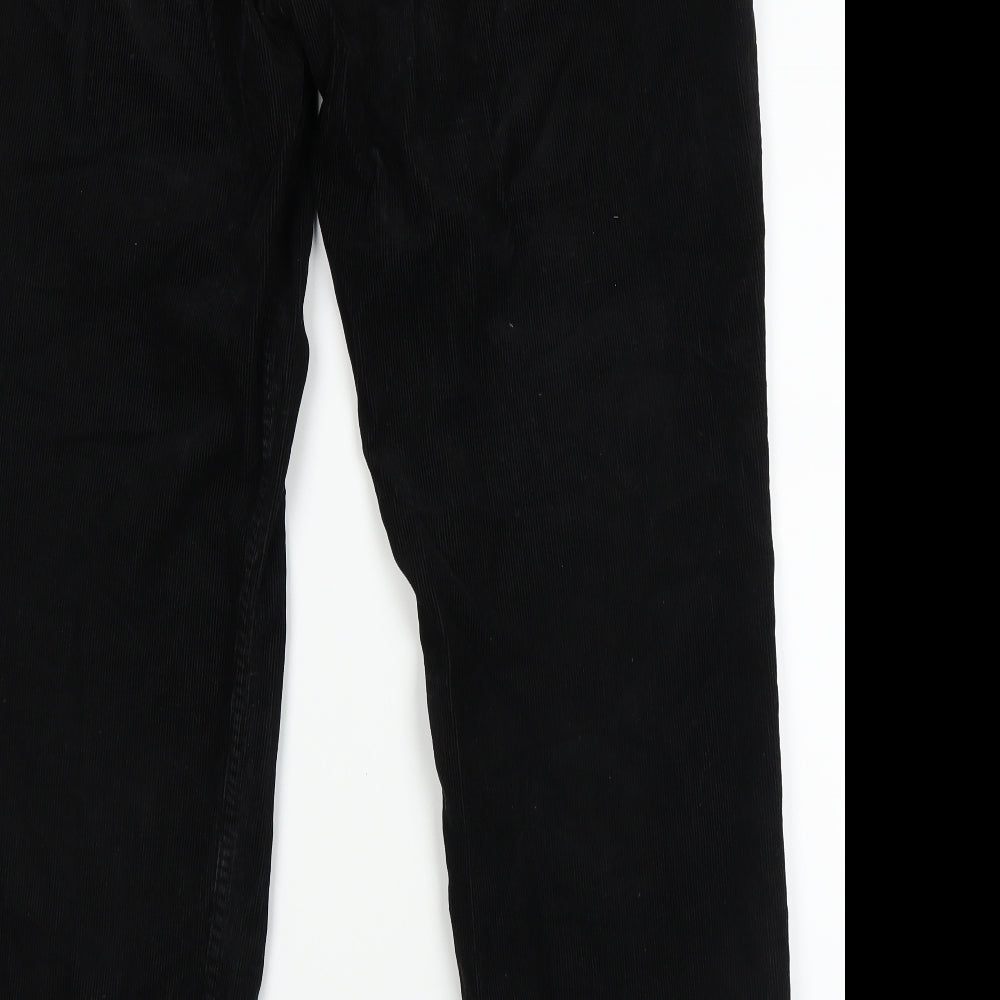 Denim & Co. Mens Black   Straight Jeans Size 34 L29 in