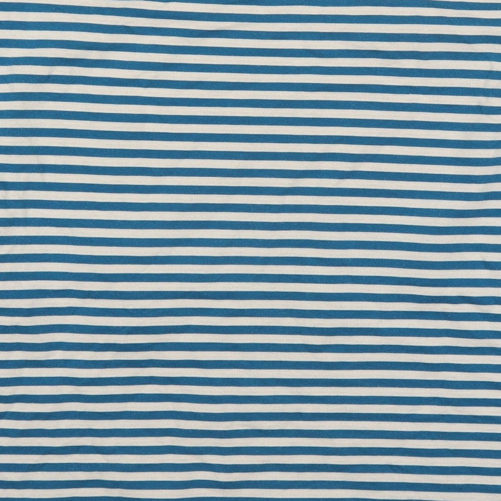 Tulchan Womens Multicoloured Striped  Basic T-Shirt Size 14