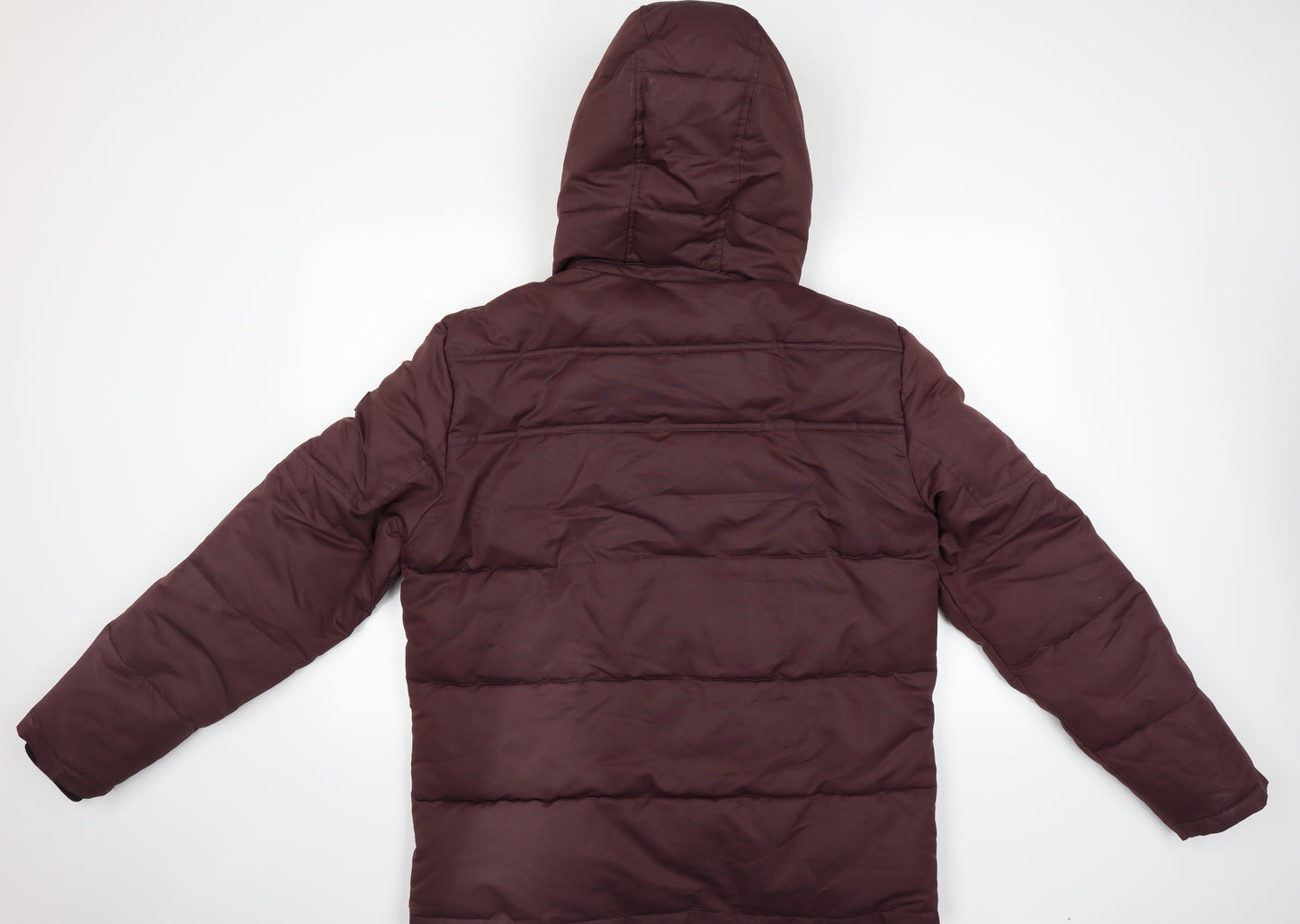 Jack and Jones Mens Purple   Overcoat Coat Size XL