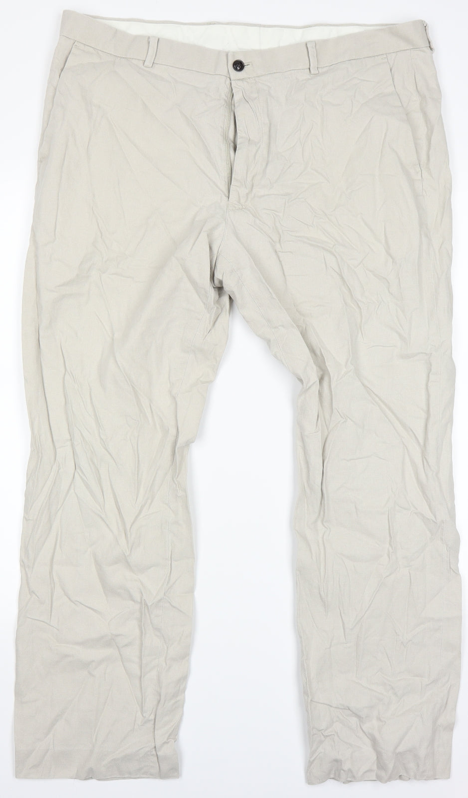 Marks and Spencer Mens White   Trousers  Size 40 L31 in