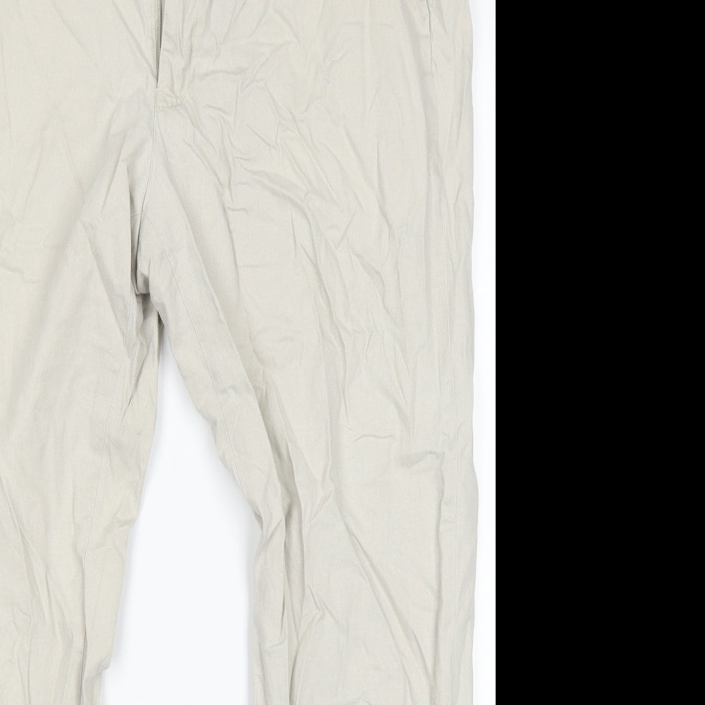 Marks and Spencer Mens White   Trousers  Size 40 L31 in