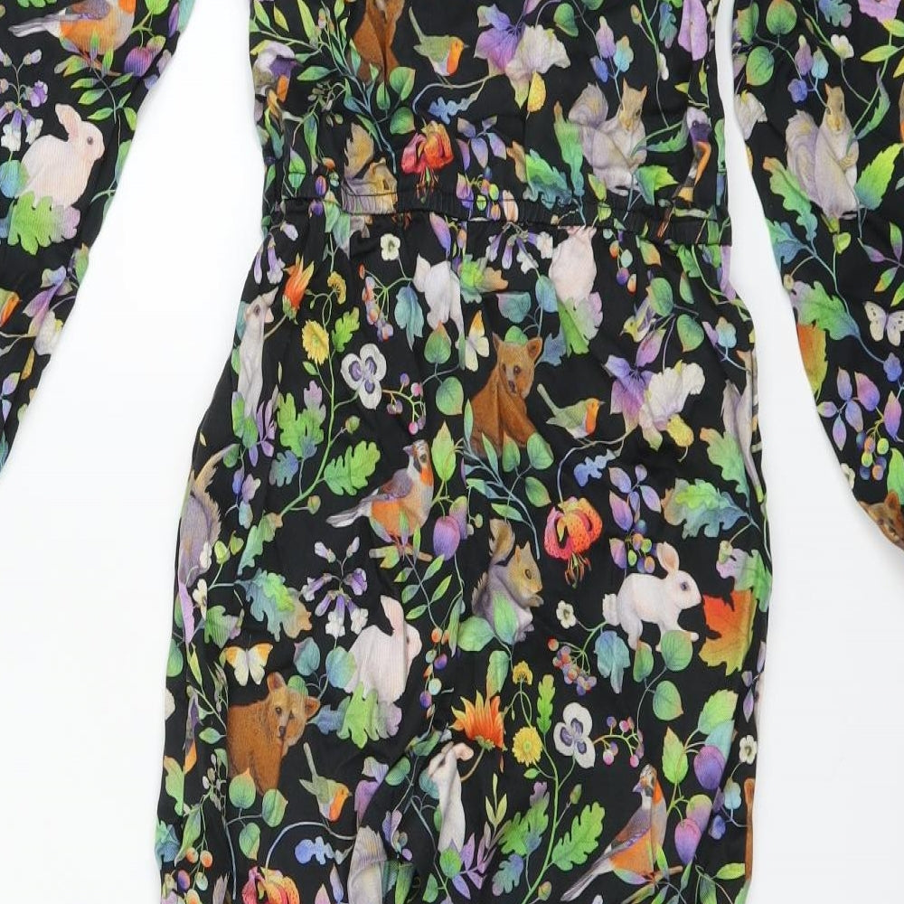 H&M Girls Multicoloured Floral  Jumpsuit One-Piece Size 8-9 Years