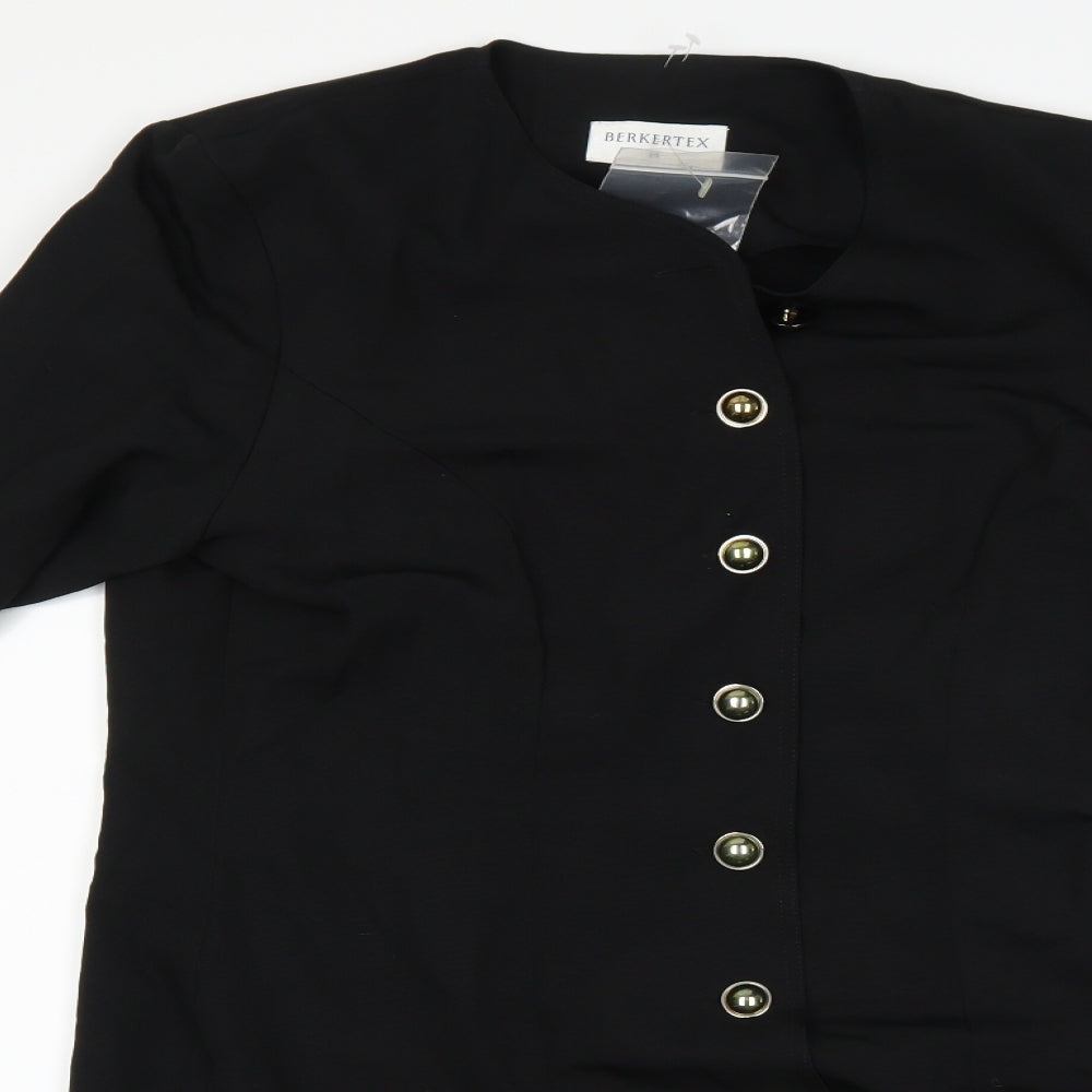 Berkertex Womens Black   A-Line  Size 14