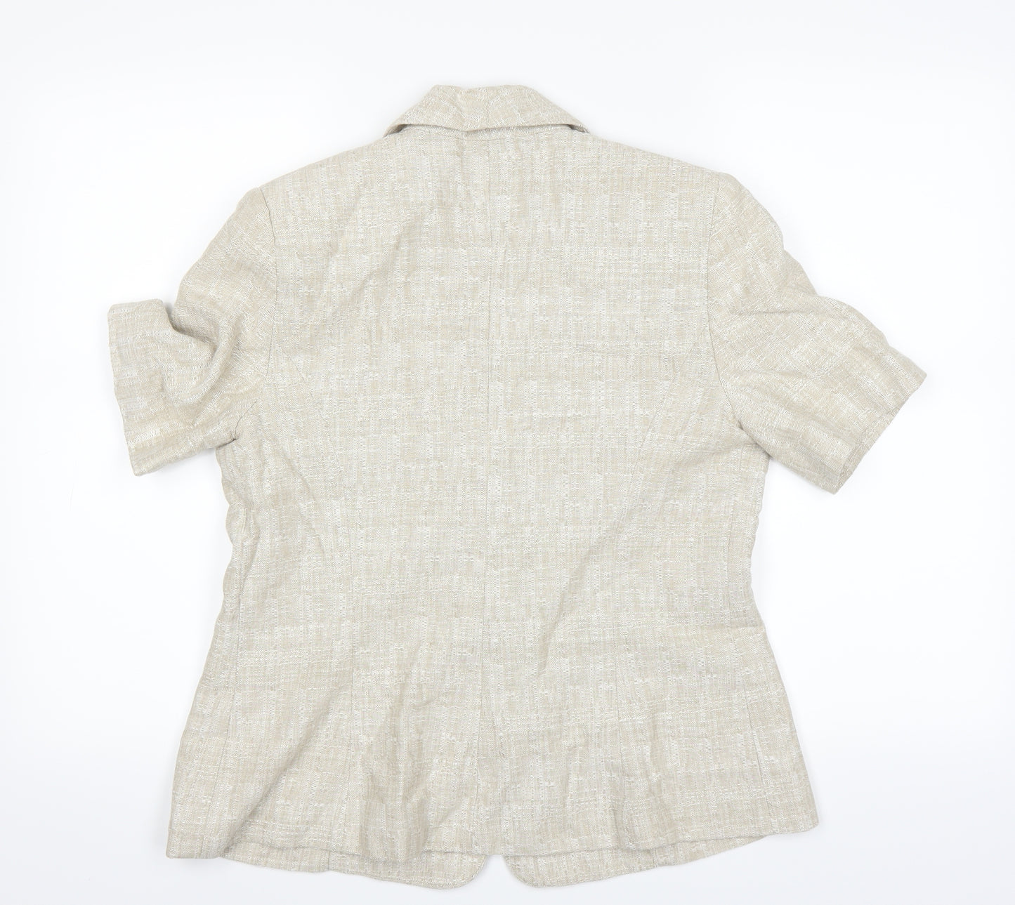 Gray & Osbourn Womens Beige   Jacket Blazer Size 10