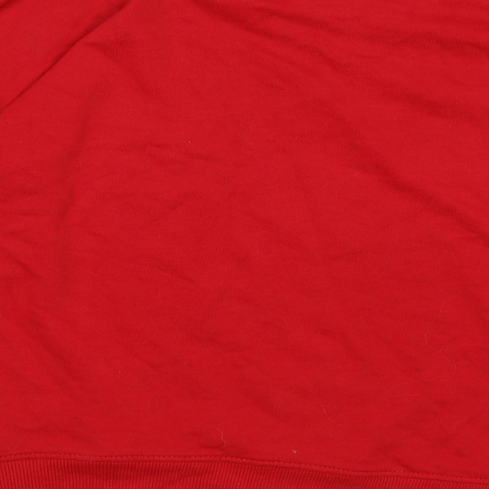 New Look Womens Red Striped Jersey Pullover Jumper Size 8  - seattle