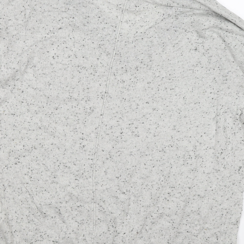 Topshop Womens Grey  Knit Pullover Jumper Size 10