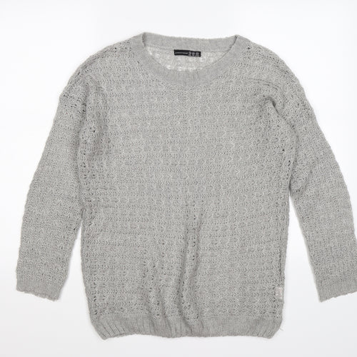Atmosphere Womens Grey  Knit Pullover Jumper Size 10