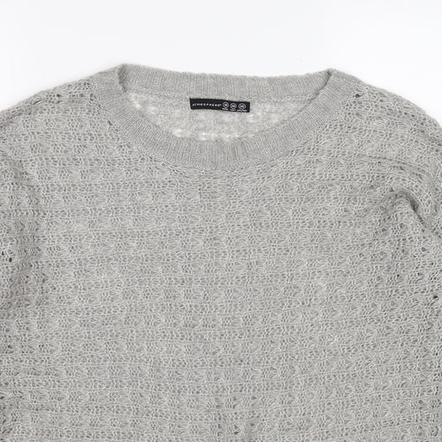 Atmosphere Womens Grey  Knit Pullover Jumper Size 10