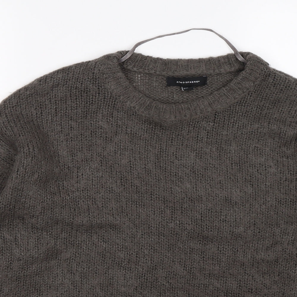 Atmosphere Womens Grey  Knit Pullover Jumper Size 12