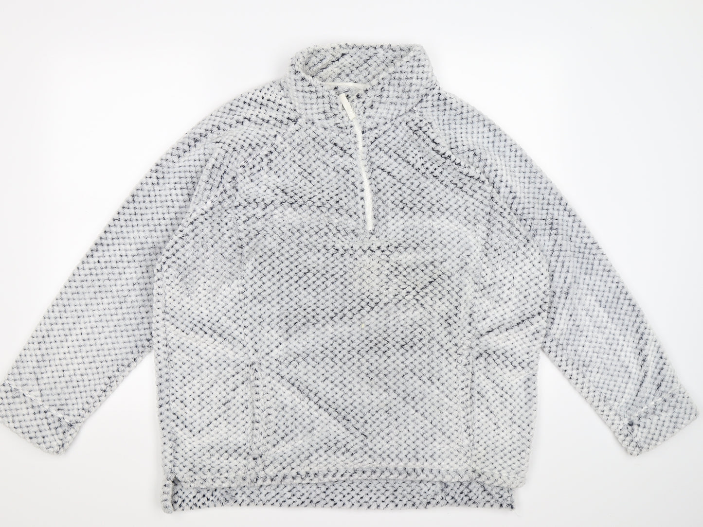 TU Womens Grey  Fleece Top Pyjama Top Size 18  - SUPER SOFT