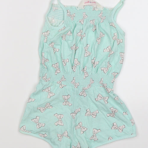 Girl2Girl Girls Green Flecked  Playsuit One-Piece Size 2-3 Years  - BOWS